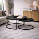 Round Nested Coffee Tables (2) | Richmond Interiors Bolder