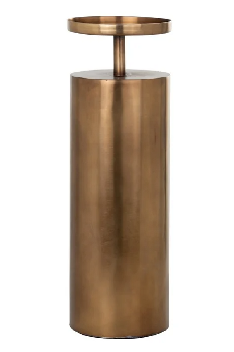 Brushed Gold Candle Holder L | OROA Divon | Oroatrade.com