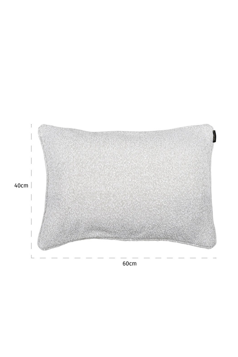 Rectangular White Bouclé Pillow | OROA Jayda | OROATRADE.com