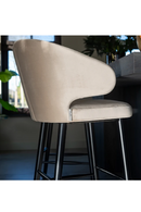 Modern Velvet Bar Stool | Richmond Interiors Indigo | Oroatrade.com