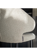 White Bouclé Bar Stool | Richmond Interiors Indigo | Oroatrade.com