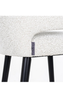 White Bouclé Bar Stool | Richmond Interiors Indigo | Oroatrade.com