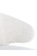 White Bouclé Bar Stool | Richmond Interiors Indigo | Oroatrade.com