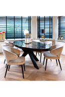 Modern Velvet Dining Chair | Richmond Interiors Indigo | Oroatrade.com