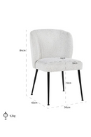 Upholstered Modern Dining Chair | Richmond Interiors Fallon | Oroatrade.com