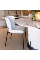 Minimalist White Bouclé Chair | Richmond Interiors Darby | Oroatrade.com