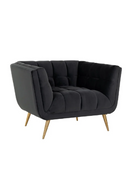 Channel-Tufted Lounge Chair | Richmond Interiors Huxley | Oroatrade.com