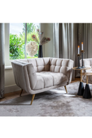Khaki Velvet Box Armchair | Richmond Interiors Huxley | Richmond Interiors