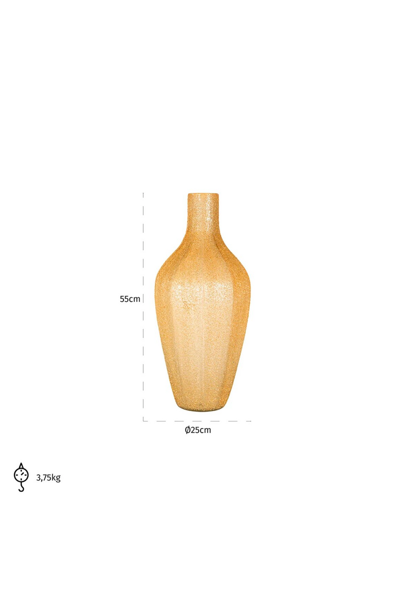 Gold Glass Bottle Vase S | OROA Cilou | OROATRADE.com