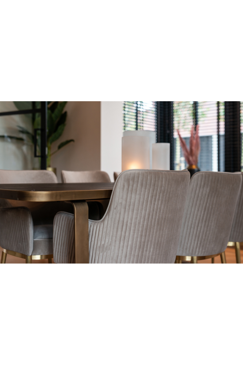 Velvet Dining Armchairs | Richmond Interiors Breeze