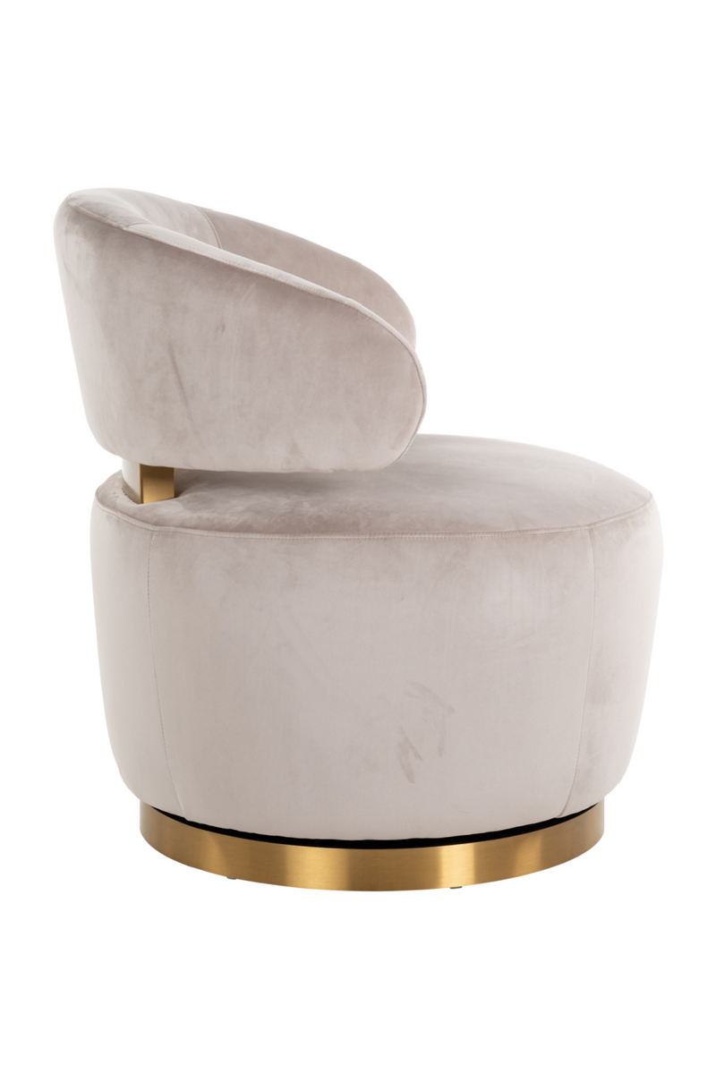 Modern Velvet Swivel Chair | OROA Maxime