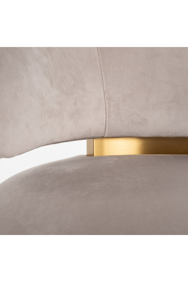 Modern Velvet Swivel Chair | OROA Maxime