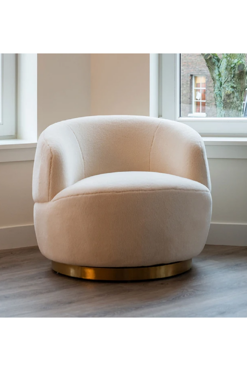 Modern Swivel Easy Chair | OROA Teddy | Oroatrade