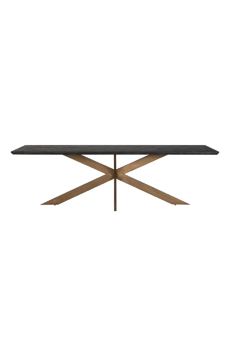 Black Rustic Dining Table | OROA Blackbone | Oroatrade.com