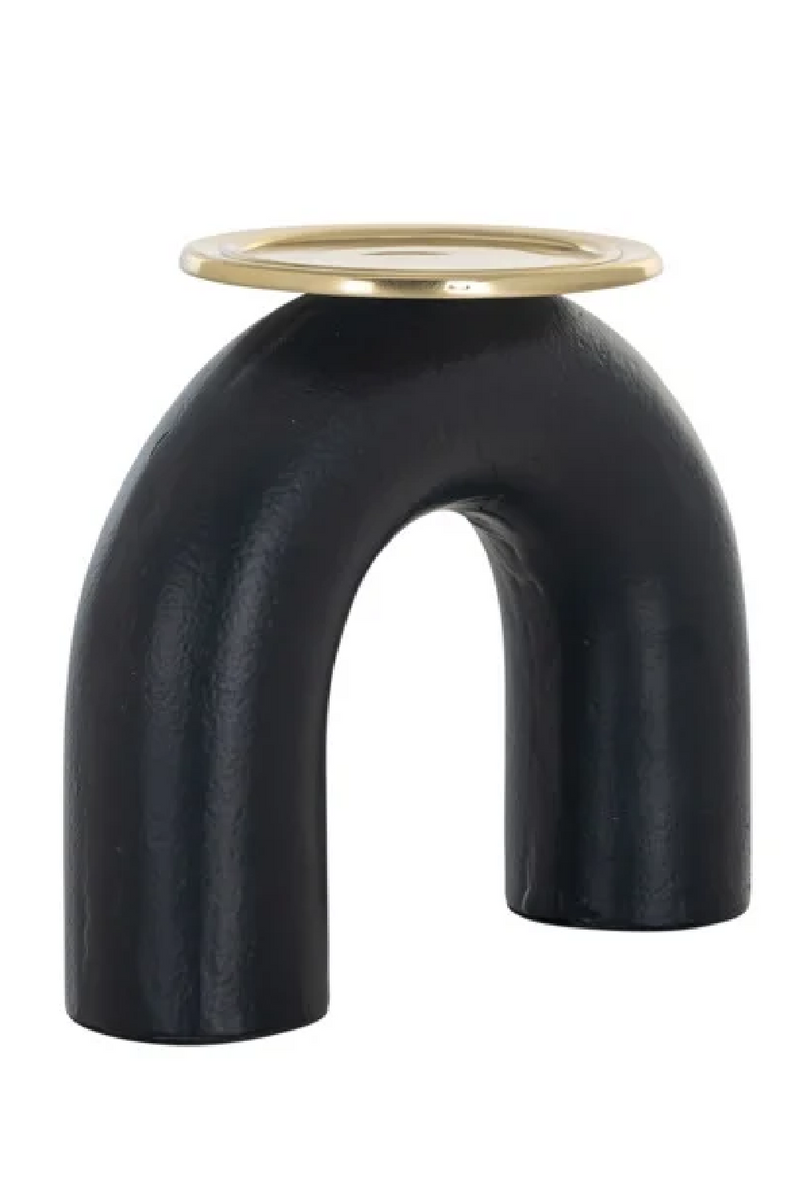 Black Arched Candle Holder L | OROA Femke | Oroatrade.com