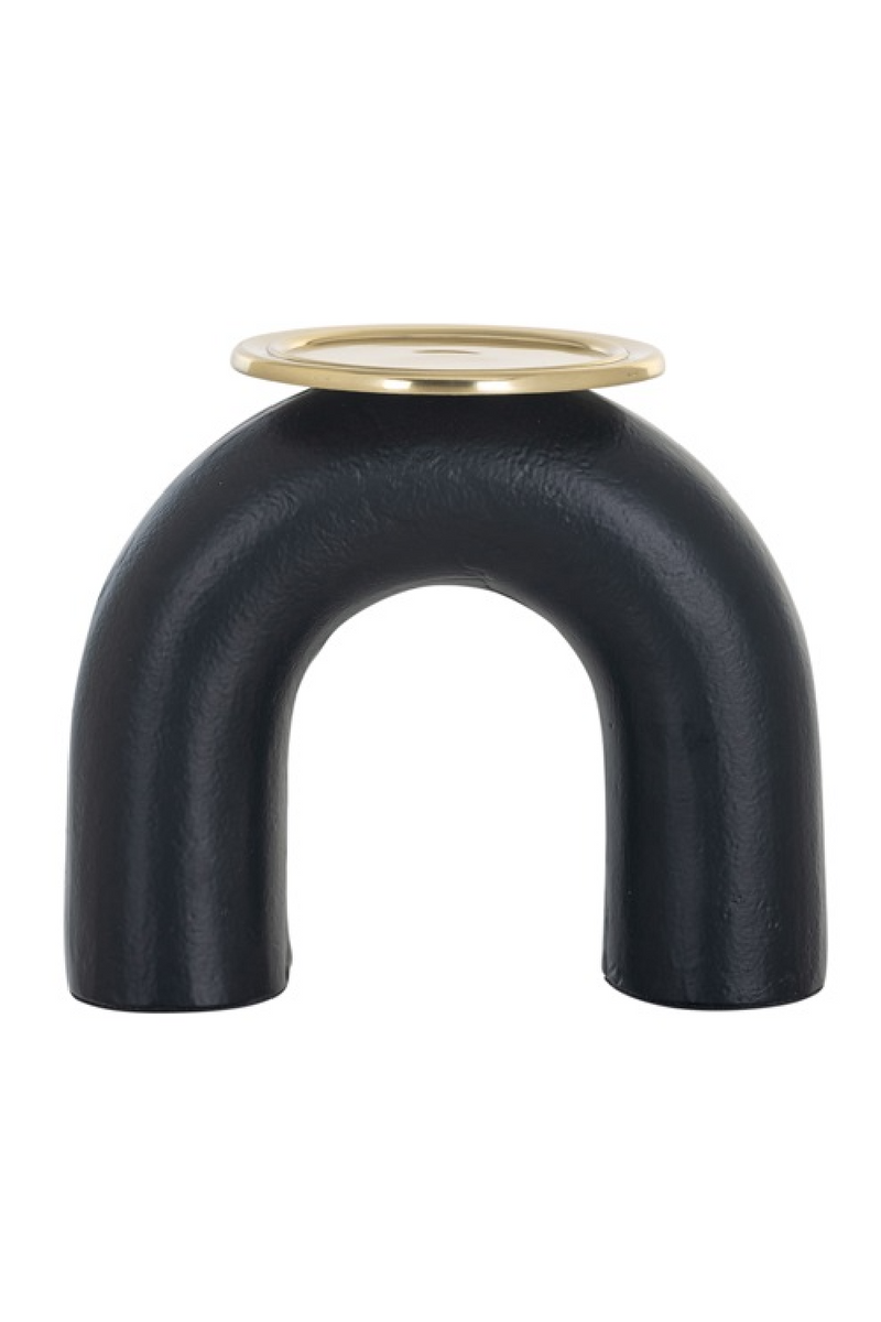 Black Arched Candle Holder L | OROA Femke | Oroatrade.com