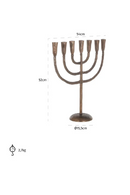 Brushed Gold Classic Candle Holder | Richmond Interiors Femm | Oroatrade.com