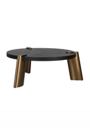 Black Oak Round Coffee Table | Richmond Interiors Brody | Oroatrade.com