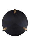 Black Oak Round Coffee Table | Richmond Interiors Brody | Oroatrade.com