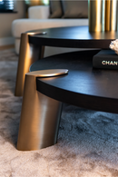 Black Oak Round Coffee Tables (2) | Richmond Interiors Brody | Oroatrade.com