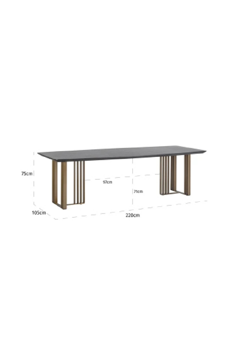 Black Oak Dining Table | OROA Maverick | Oroatrade.com