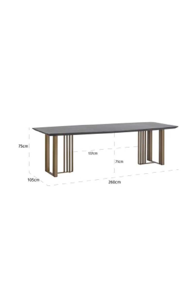 Black Oak Dining Table | OROA Maverick | Oroatrade.com
