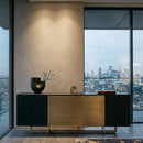 Black Oak 4-Door Sideboard | Richmond Interiors Dax | Oroatrade.com