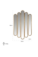 Gold Statement Mirror | Richmond Interiors Chelsey | Oroatrade.com