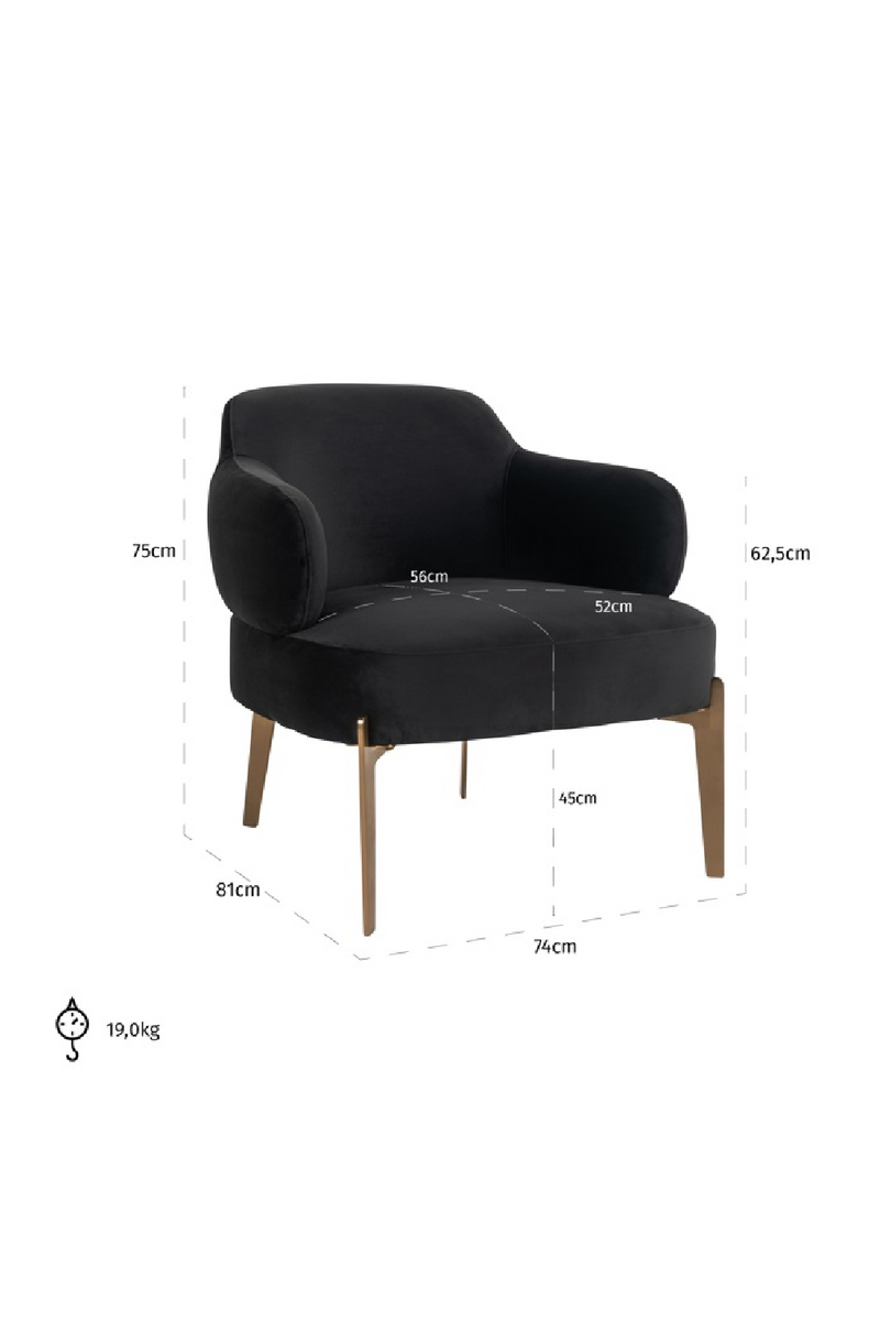 Modern Lounge Chair | OROA Venus | Oroatrade.com