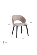 Cut-Out Modern Dining Chair | Richmond Interiors Savoy | Oroatrade.com