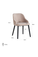 Modern Minimalist Dining Chair | Richmond Interiors Twiggy | Oroatrade.com