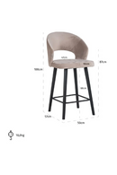 Cut-Out Counter Stool | Richmond Interiors Savoy | Oroatrade.com