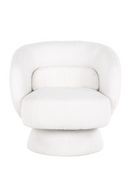 White Swivel Easy Chair | Richmond Interiors Senna | Oroatrade.com