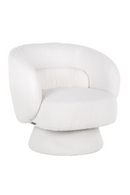 White Swivel Easy Chair | Richmond Interiors Senna | Oroatrade.com