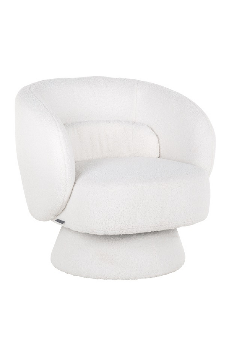 White Swivel Easy Chair | OROA Senna | Oroatrade.com