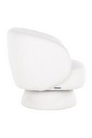 White Swivel Easy Chair | Richmond Interiors Senna | Oroatrade.com