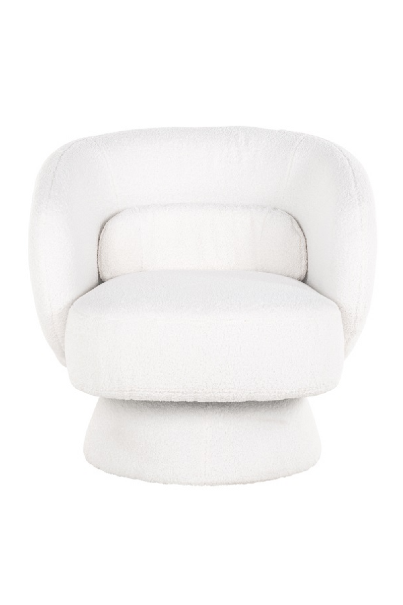 White Swivel Easy Chair | OROA Senna | Oroatrade.com