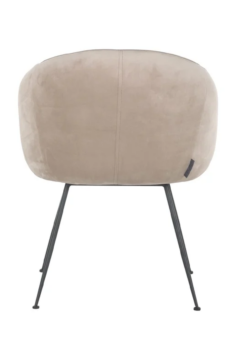 Khaki Velvet Dining Chair | OROA Avanti | Oroatrade.com