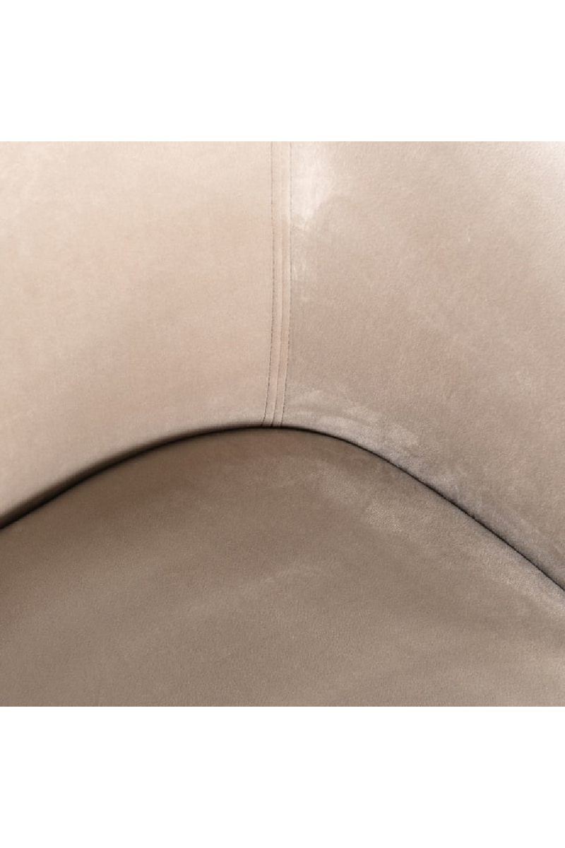 Khaki Velvet Dining Chair | OROA Avanti | Oroatrade.com