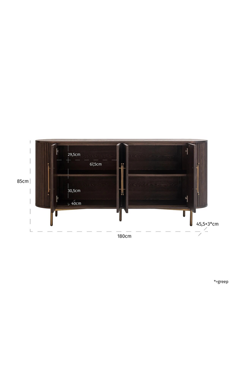 Contemporary Classic Sideboard | OROA Luxor | Oroatrade.com