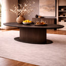 Contemporary Oval Dining Table | Richmond Interiors Luxor