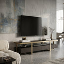 Black Oak Veneer TV Cabinet | Richmond Interiors Diddley | Oroatrade.com