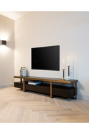 Black Oak Veneer TV Cabinet | Richmond Interiors Diddley | Oroatrade.com