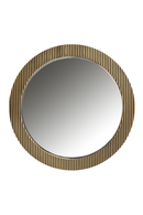 Gold Round Mirror | Richmond Interiors Ironville | Oroatrade.com