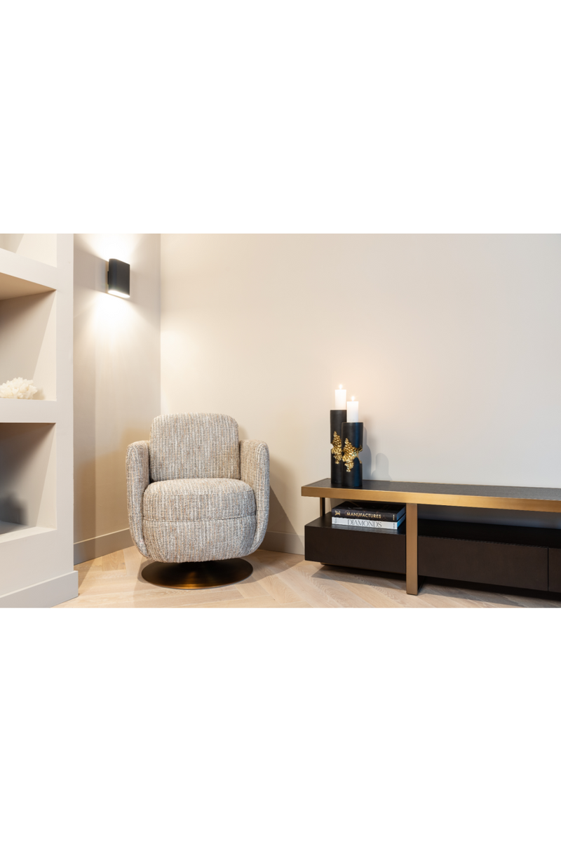 Upholstered Modern Swivel Chair | OROA Turner | Oroatrade.com
