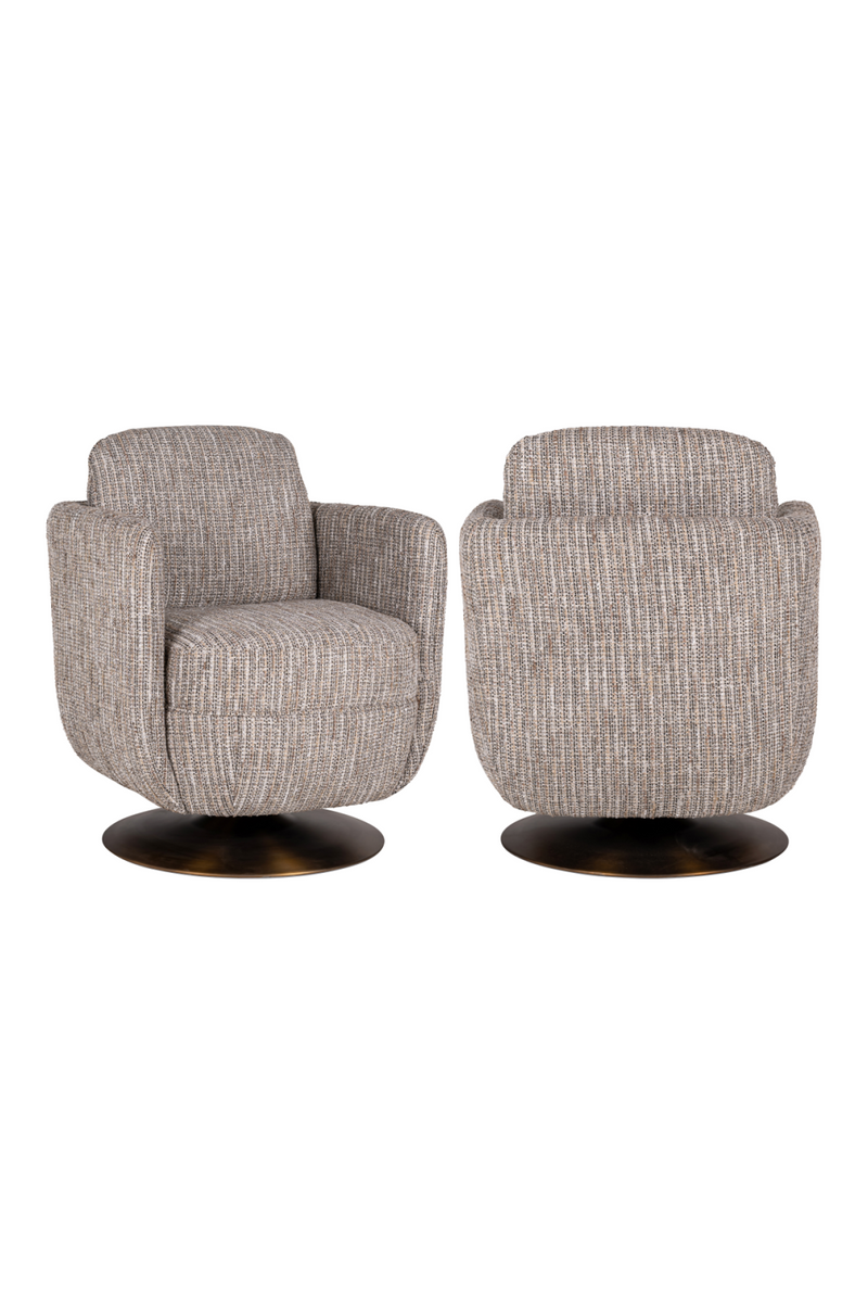 Upholstered Modern Swivel Chair | OROA Turner | Oroatrade.com