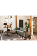 Round Gold Nested Coffee Tables (2) | Richmond Interiors Tulum | Oroatrade.com