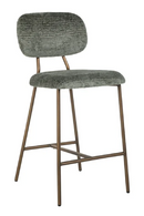 Brushed Metal Counter Stool | Richmond Interiors Xenia | Oroatrade.com