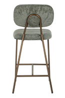 Brushed Metal Counter Stool | Richmond Interiors Xenia | Oroatrade.com