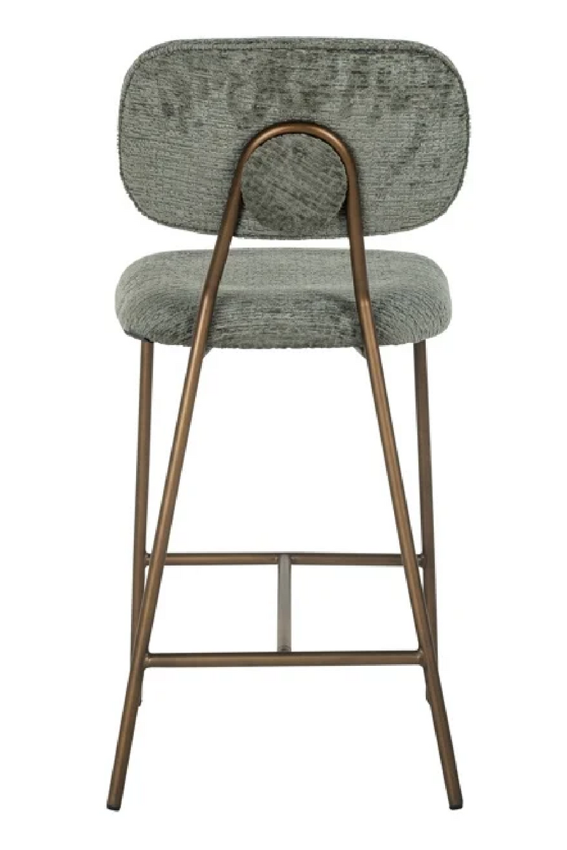 Brushed Metal Counter Stool | OROA Xenia | Oroatrade.com